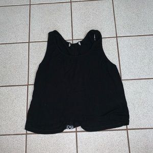 Simple black tank top